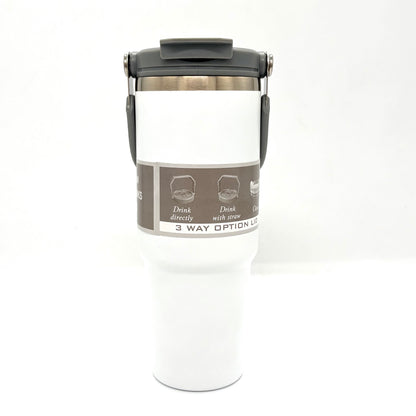 Vacuum Insulated Steel Tumbler with Handle 900ml