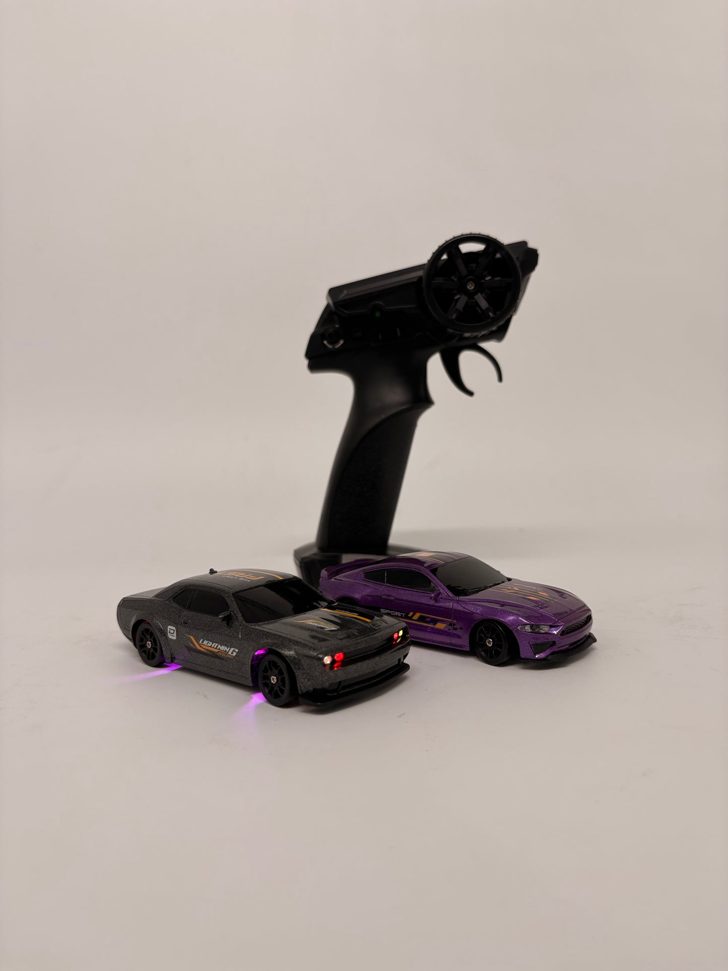 Lightning Fast 1:43 Remote Control Drift Car with 7 Color LED