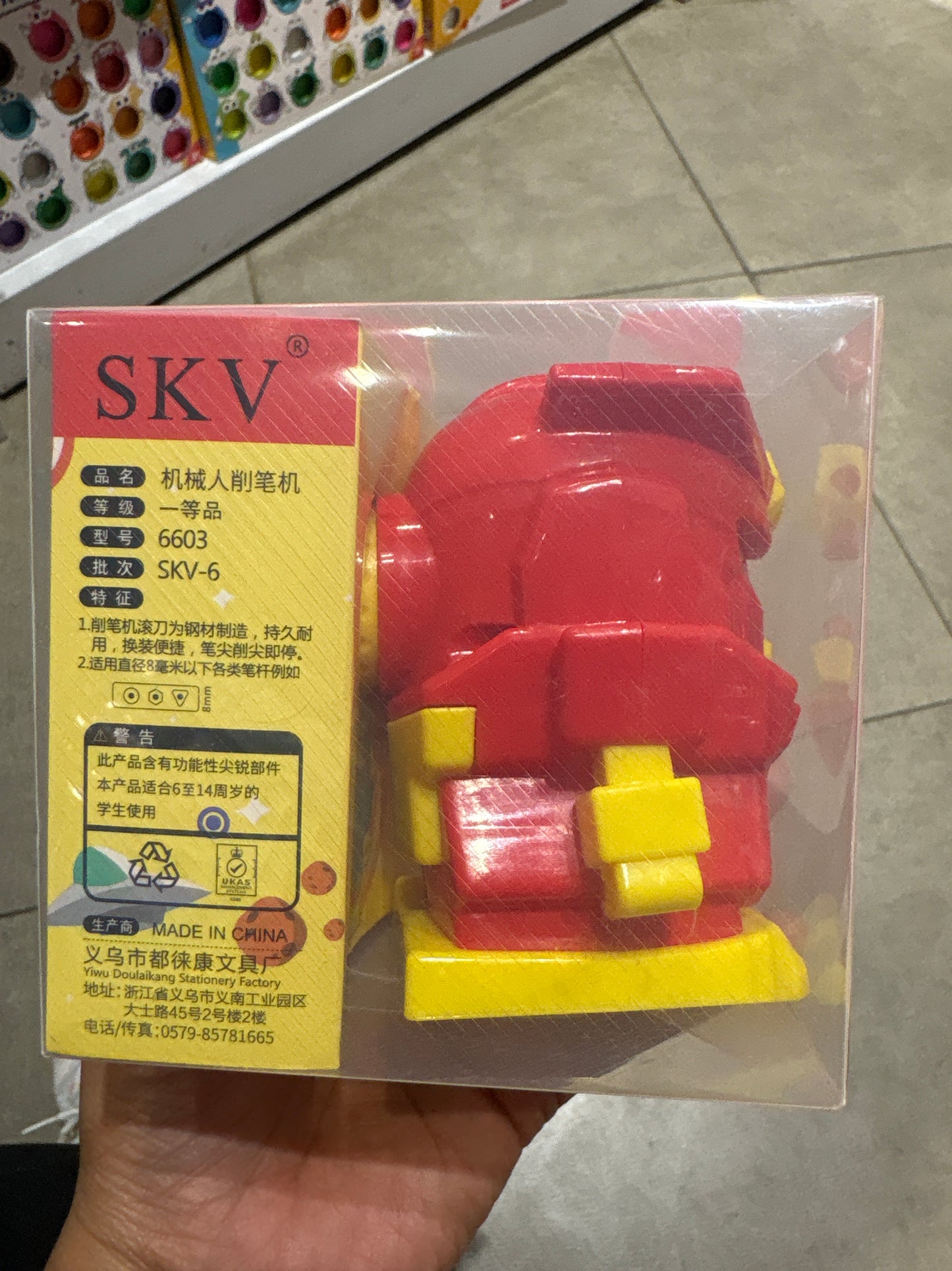 SKV Robot Mechanical Pencil Sharpener