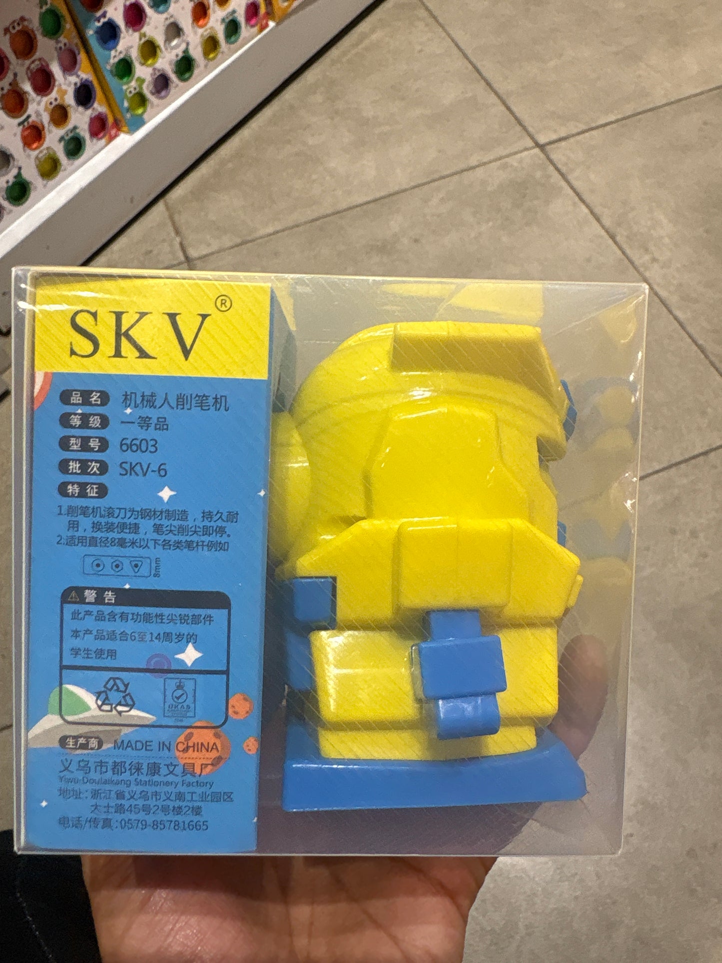 SKV Robot Mechanical Pencil Sharpener