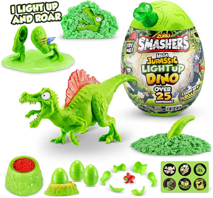 Zuru Smashers Mini Jurassic Light- Up Dino Collectible Egg