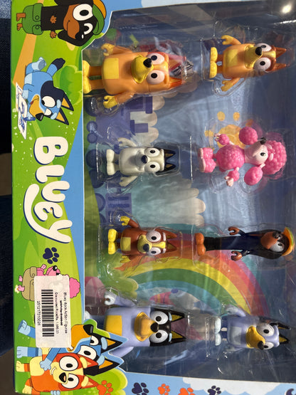 Bluey 8pcs Action Figures