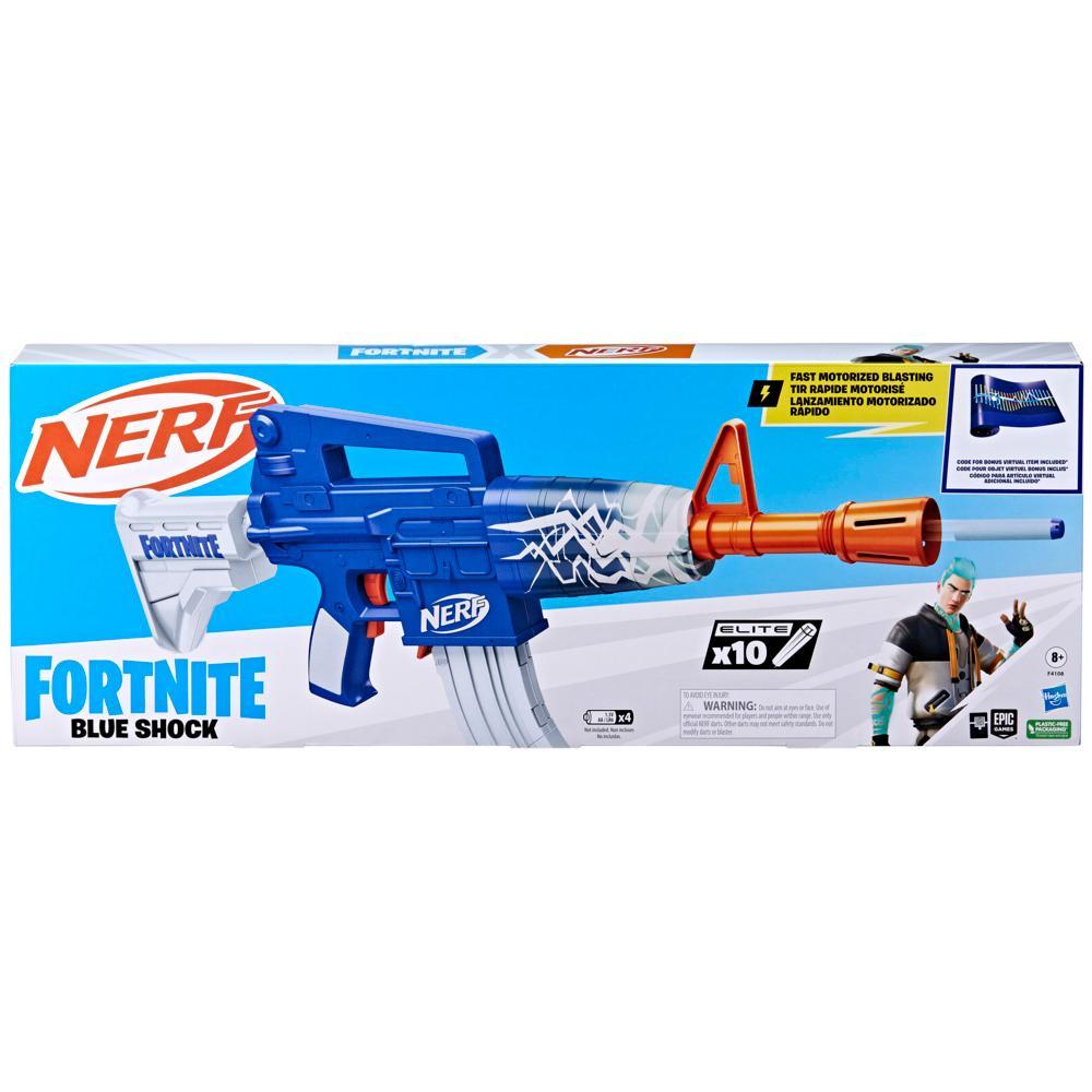 Dart Nerf Fortnite Blue Shock Blaster