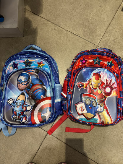 Marvel Character Large School Bag