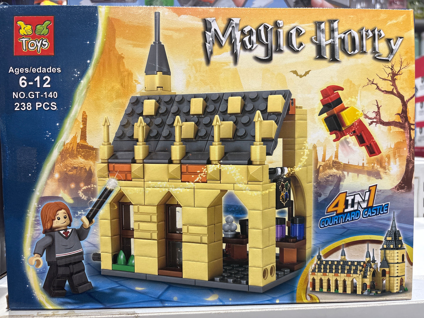 Magic Horry 4-in-1 Castle Building Blocks – 238 Pcs