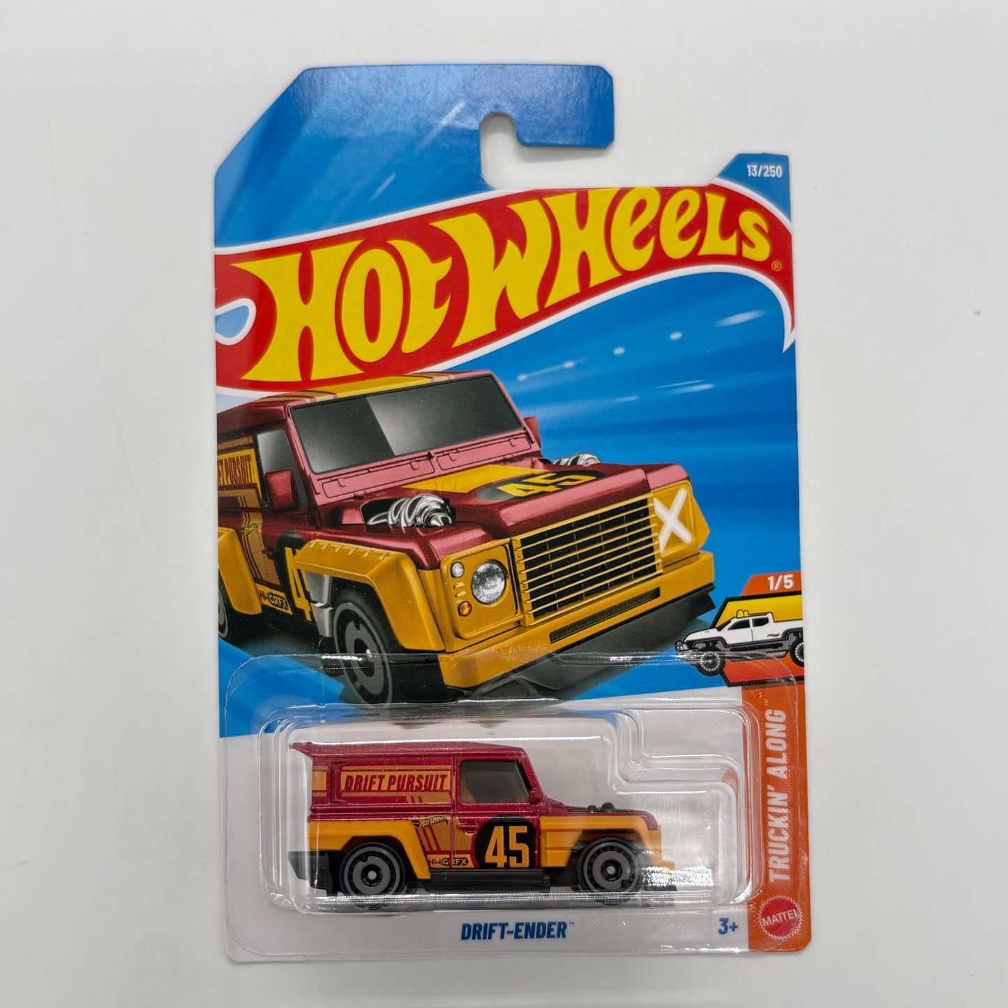 Hot Wheels 1:64 Die-Cast Set of 4 - Polestar TRX, Porsche 911 Carrera Clip, Drift-Ender, Drift N Break