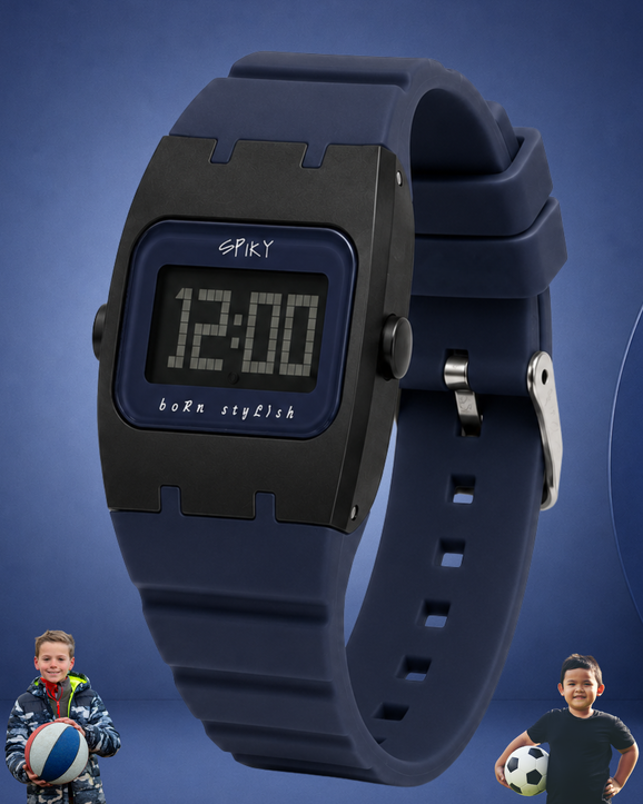 Spiky Spkeva61 Rectangle Digital Sports Watch for Kids