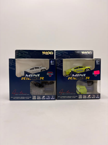 Trasped Min Desktop Tesla Cyber Truck 1:64 Remote Control Car