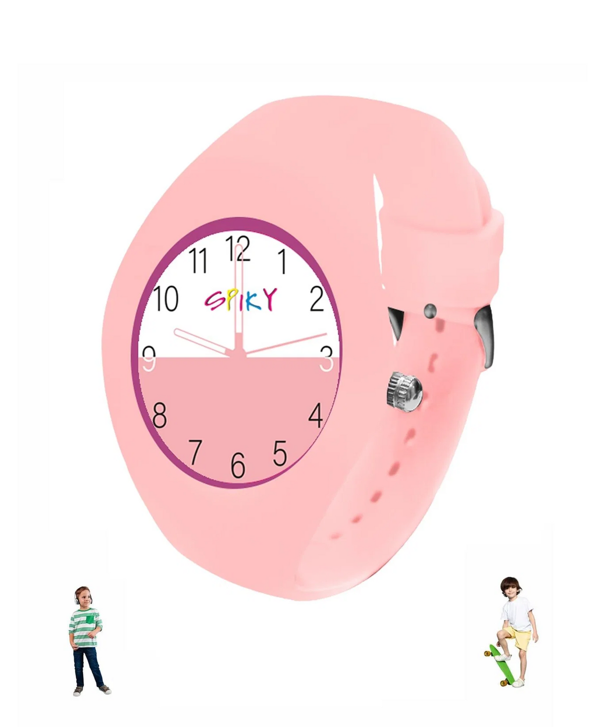 Spiky EVA A39 Dual-Tone Analog Watch