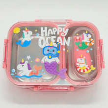 Happy Steel Lunch Box with 2 Compartment