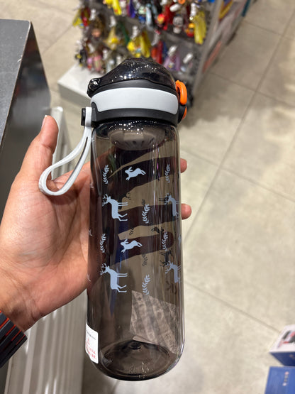 BPA Free Push Button Plastic Sipper Bottle - 550ml