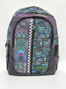 Smiggle Black Formula One School Bag