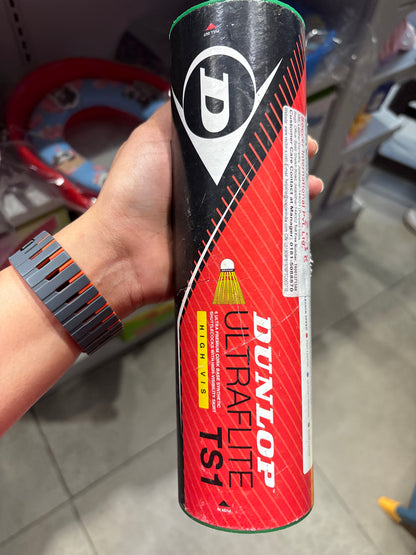 Dunlop Ultraflite TS1 High Vis Badminton Shuttlecock