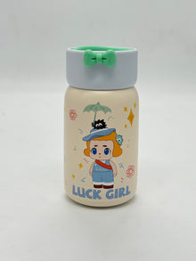 Cute Cartoon Kids Vacuum Mug 300ml with Bow Lid