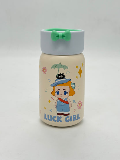 Cute Cartoon Kids Vacuum Mug 300ml with Bow Lid