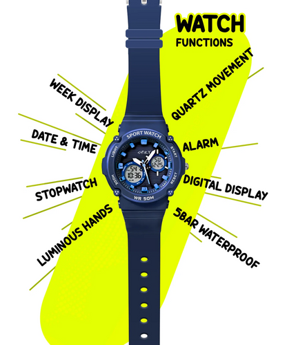 SPIKY Eva A29 Dual Display Sport Watch
