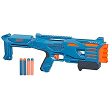Nerf Elite 2.0 Tetrad QS-4 Blaster, 4 Elite Darts, 4-Barrel Blasting, Tactical Rail for Customizing Capability, Multicolor