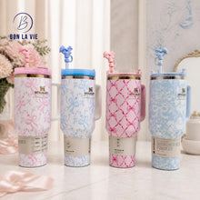 Stanley Love Shack 3D Fancy Bow and Floral Print Quencher 1200ml