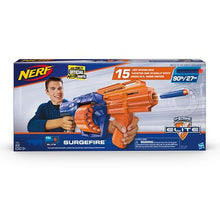 Nerf Surge Fire Elite Blaster 15 Dart Rotating Drum Slam Fire for Kids 8Y+, Multicolour
