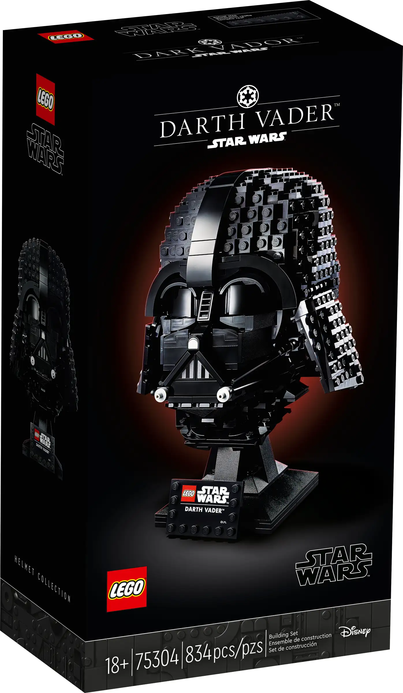 LEGO Star Wars Darth Vader Helmet 75304 - 834 Piece Collectible Set