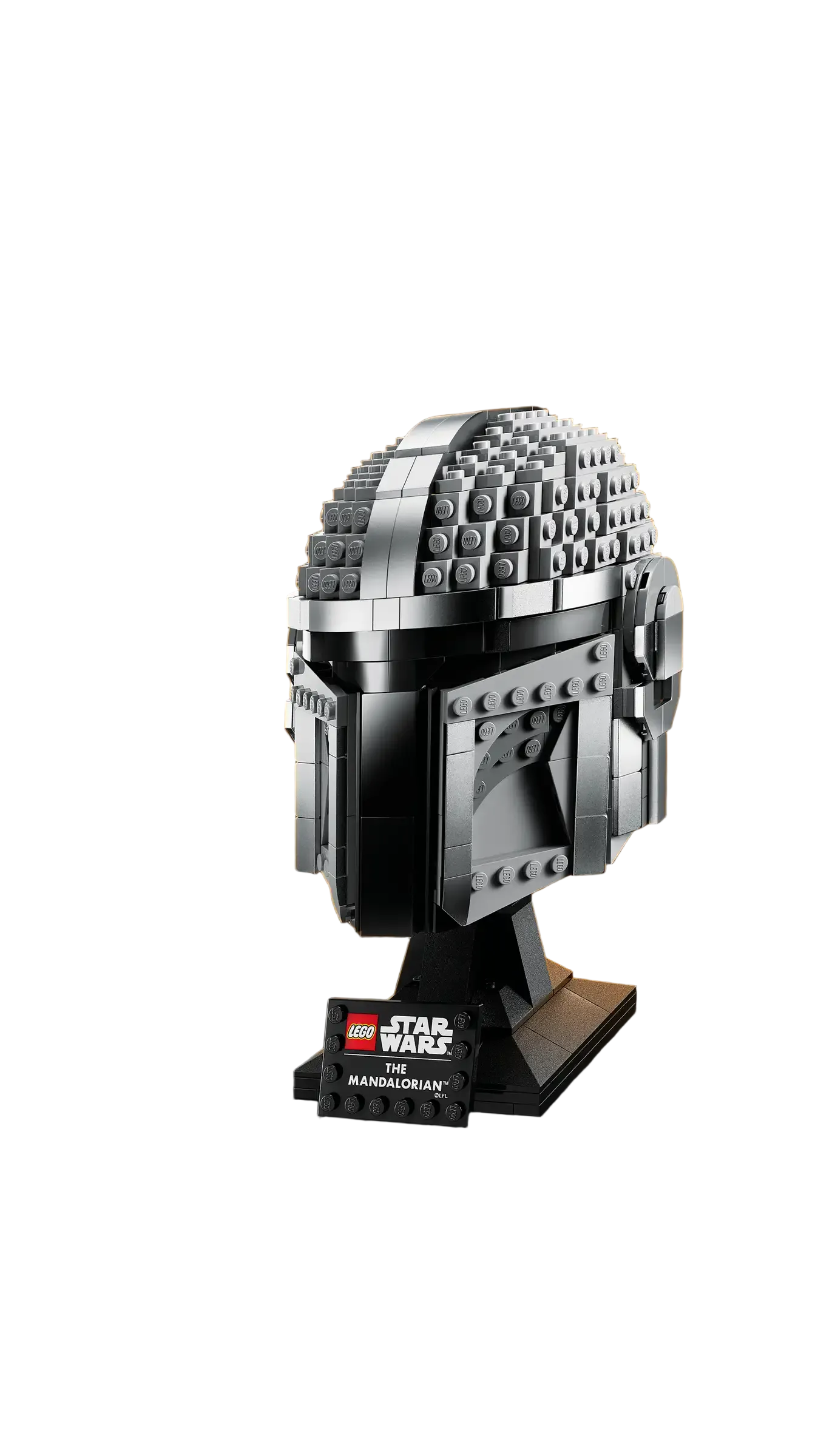 LEGO Star Wars The Mandalorian Helmet 75328 Building Kit (584 Pieces), Multicolor