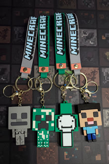 Minecraft Character Keychain with Lanyard