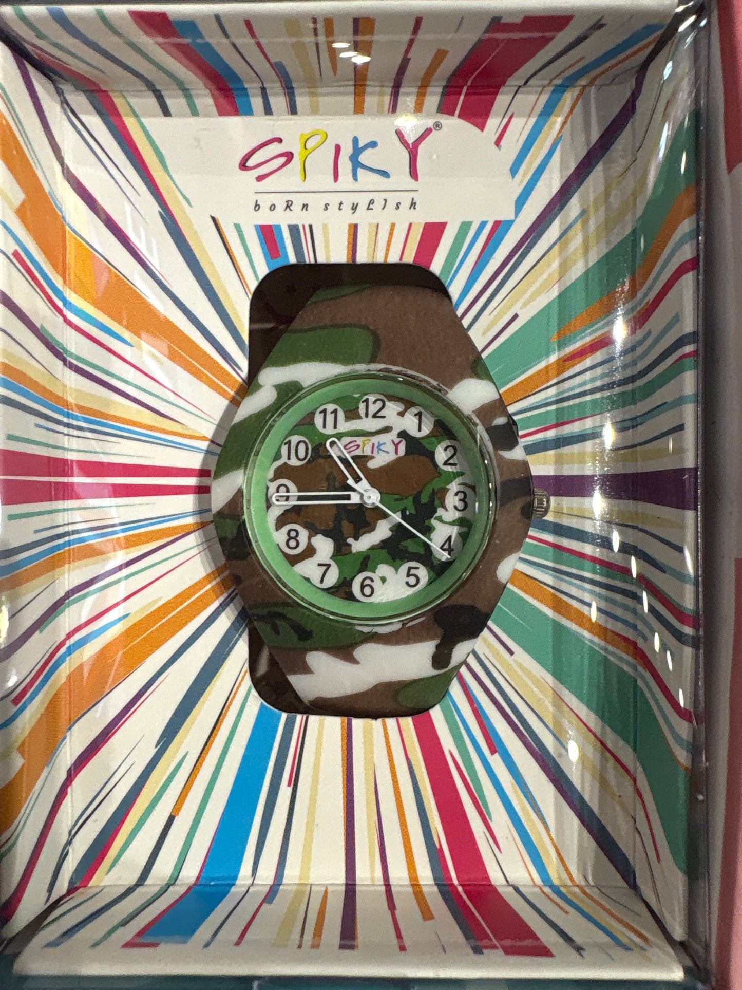 Spiky EVA A38 Printed Analog Watch
