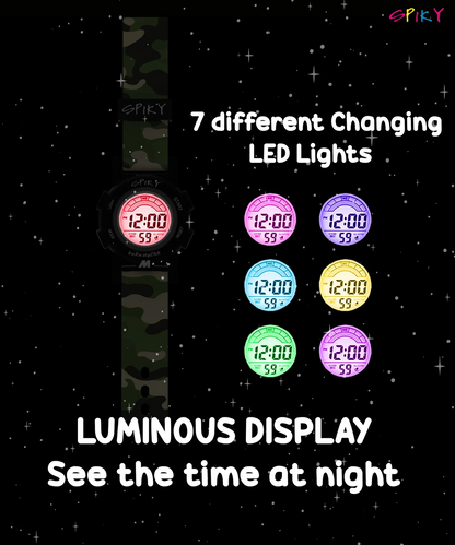 Spiky Spkeva41 Digital Sports Watch for Kids