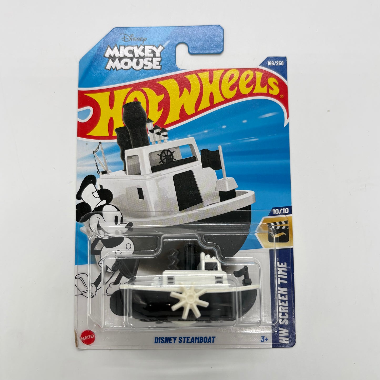 Hot Wheels Set of 4 - Mercedes-AMG Petronas Formula One Team, Draggin Wagon, Hot Wheengs, Disney Steamboat 1:64 Die-Cast