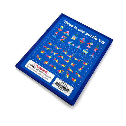 Magnetic Three-in-One Puzzle Book