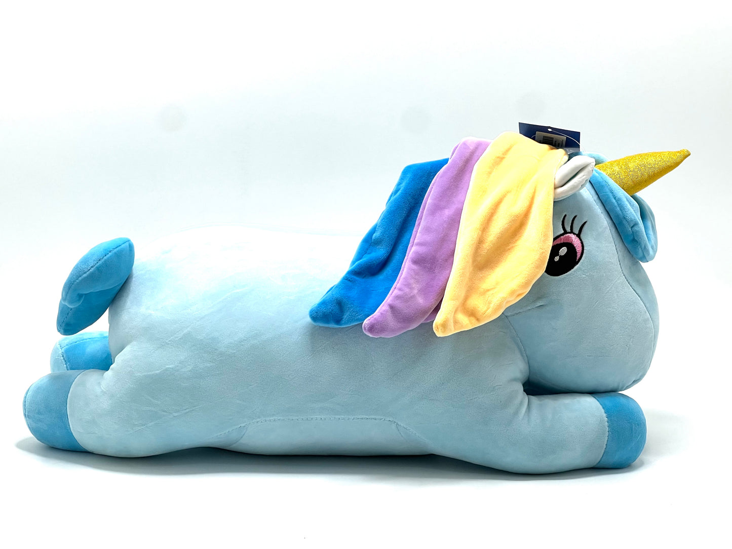 Lying Unicorn with Blanket Soft Toy