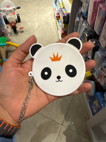 Panda Compact Mirror with Chain