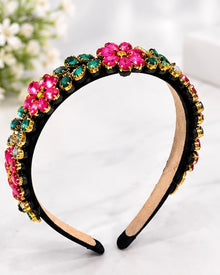 Handmade Diamond Flower Hairband