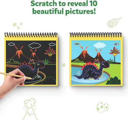 Skillmatics Magical Scratch Art World Of Dinosaurs