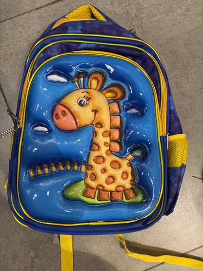 3D Giraffe Kids School Backpack