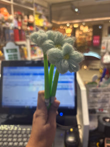 Flower black gel pen