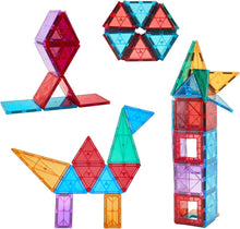 Mini Magnetic Geometry Building Tiles – 24 Pcs