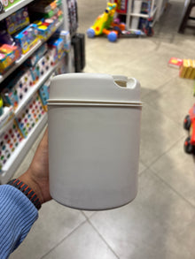 Desktop Dustbin White Small Mini Trash Can for Table and Desk