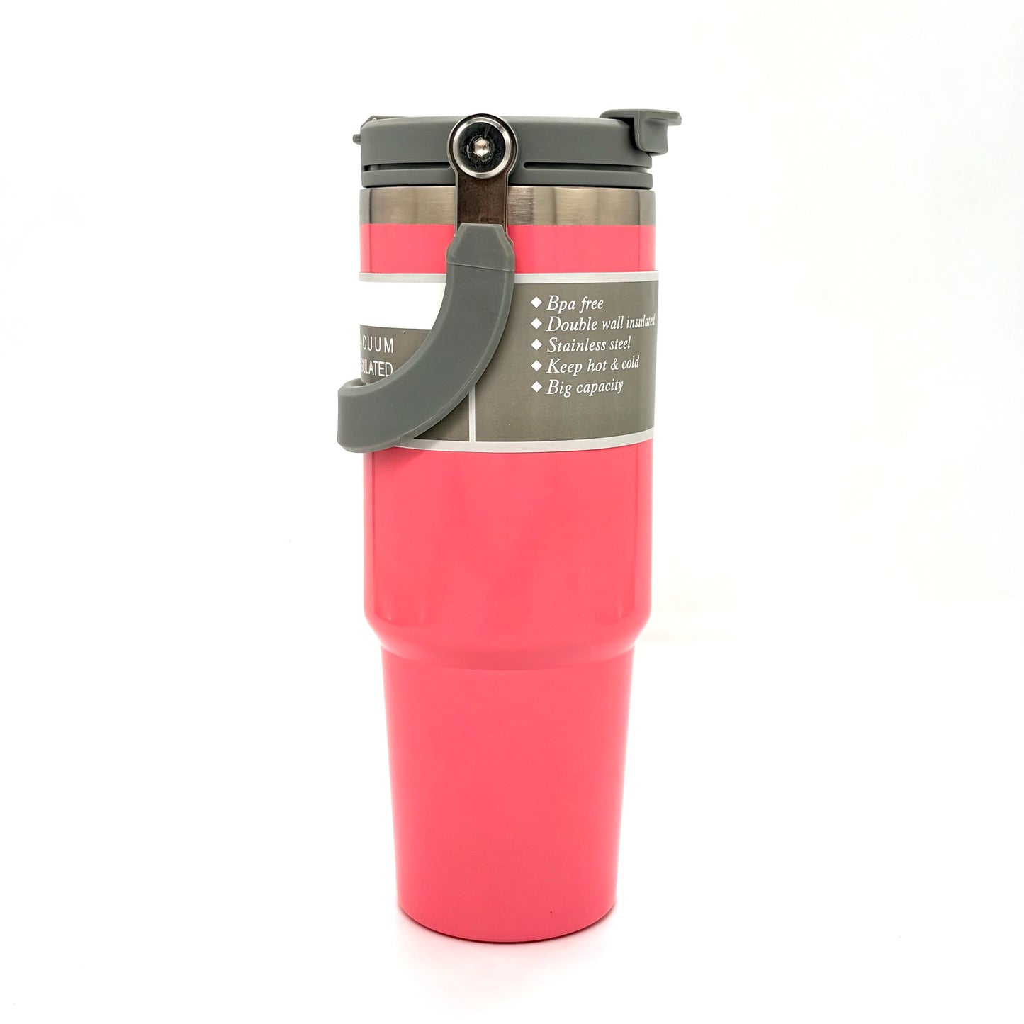 Vacuum Insulated Steel Tumbler with Handle 900ml