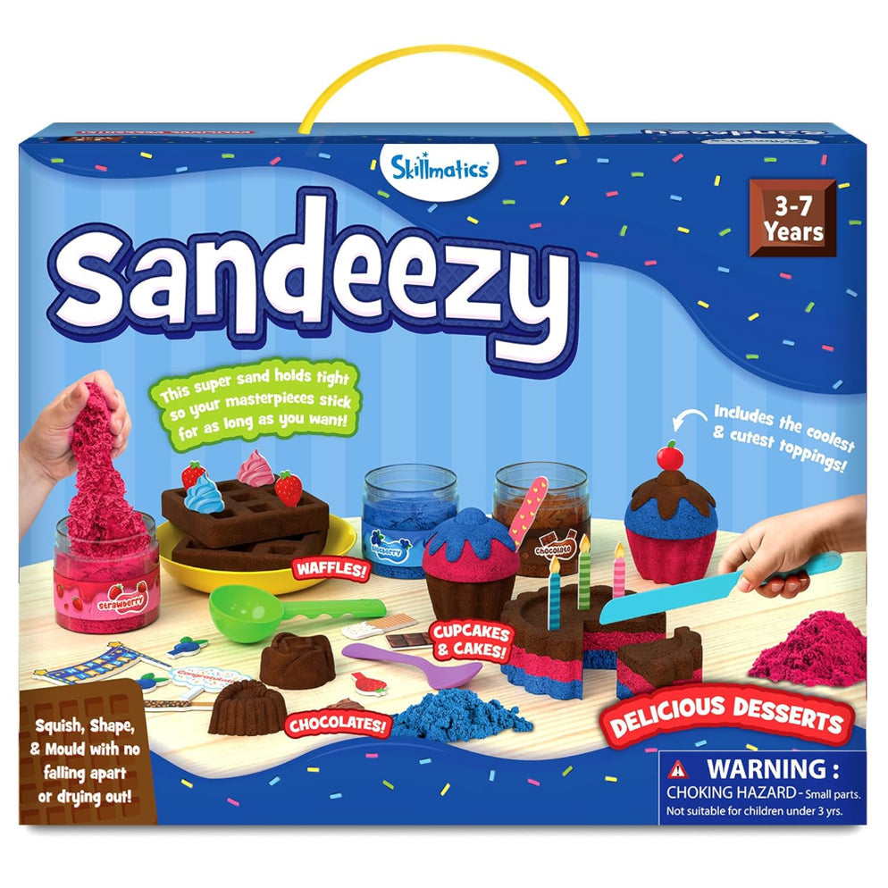 Skillmatics Sandeezy Sand Delicious Desserts