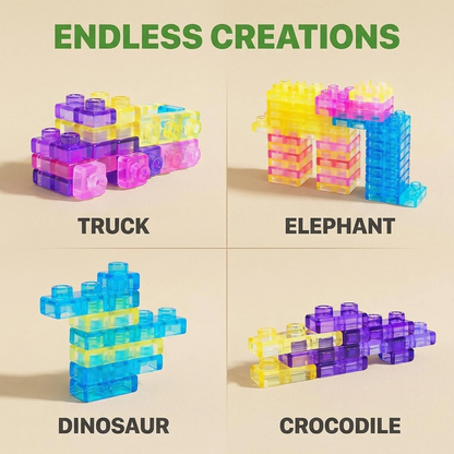 Soft Jelly Building Blocks 40 Pcs
