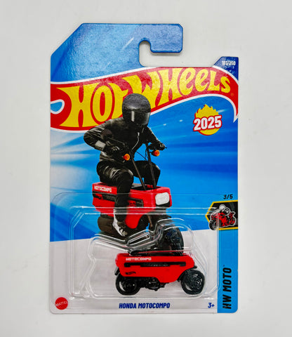 Hot Wheels 1:64 Die-Cast Set of 4 - Corvette Gasser, Motocompo, Pass N Go, Mach-E 1400