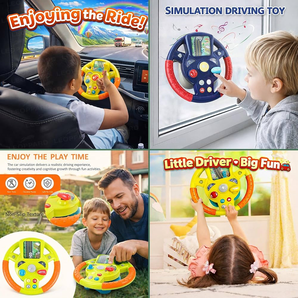 Little Driver Interactive Steering Wheel Toy