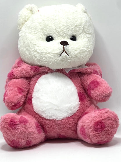 Pink Teddy with Hoodie 40cm Soft Toy