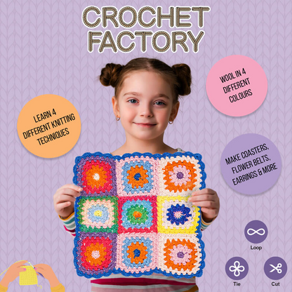 Funskool Handy Crafts Crochet Factory Kit