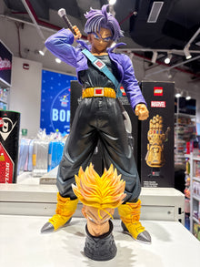 B237 Dragon Ball Z Future Trunks Jacket Action Figure 45cm with 2 heads