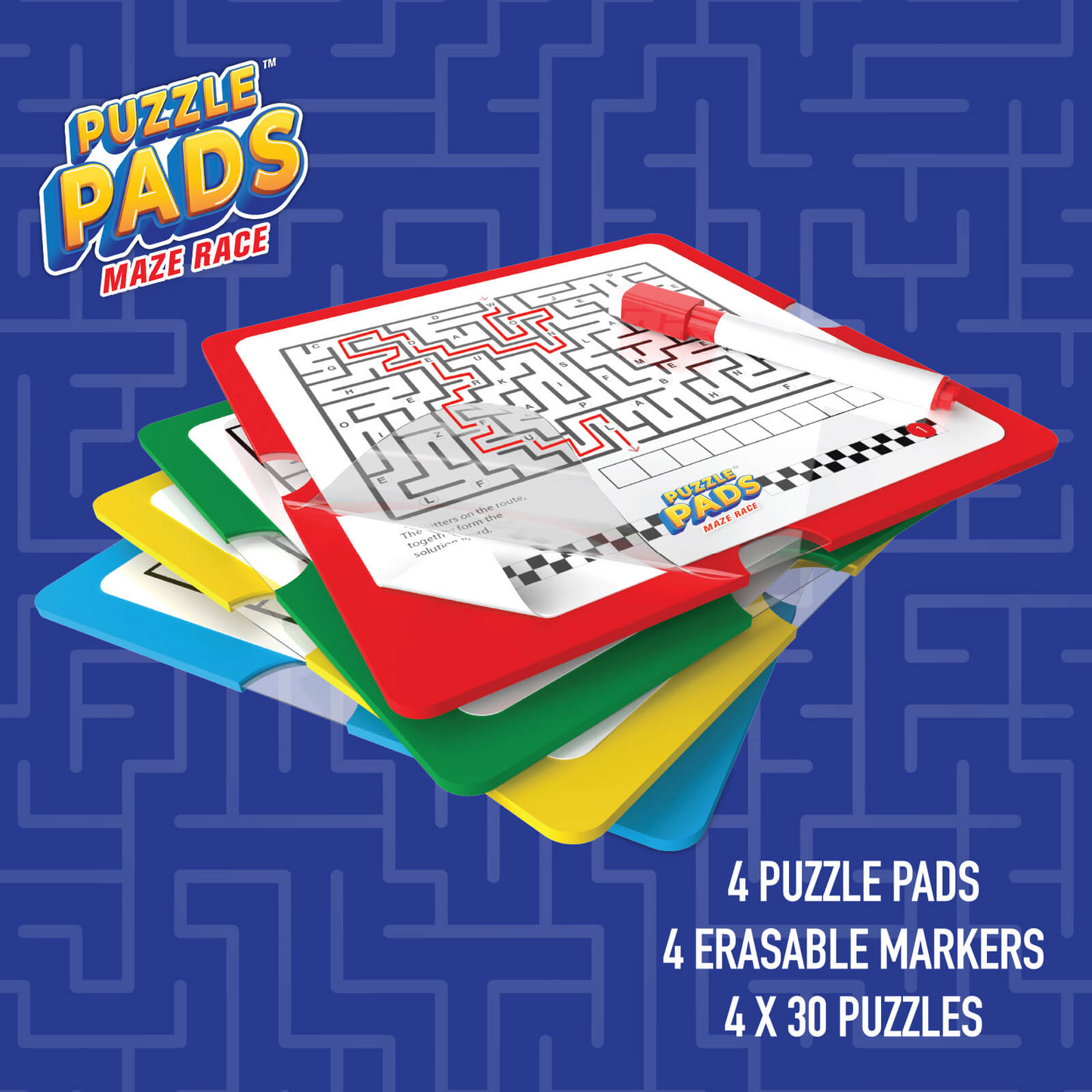 Funskool Puzzle Pads Maze Race – Multiplayer Maze Game for 2–4 Players Ages 7+