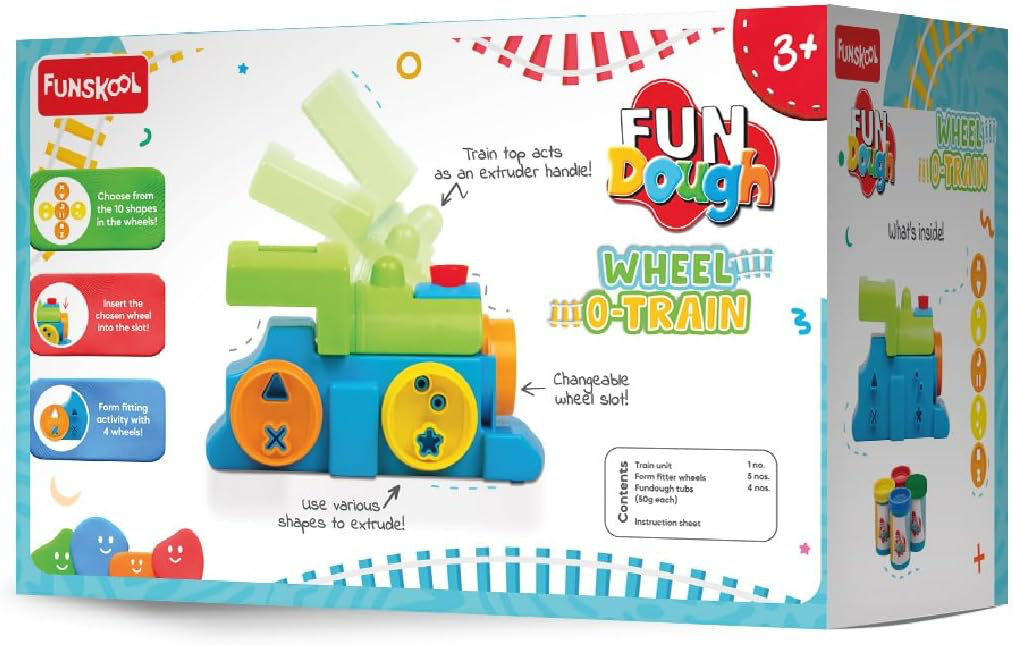 Funskool Fun Dough Wheel-O-Train