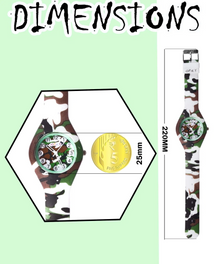 Spiky EVA A38 Printed Analog Watch