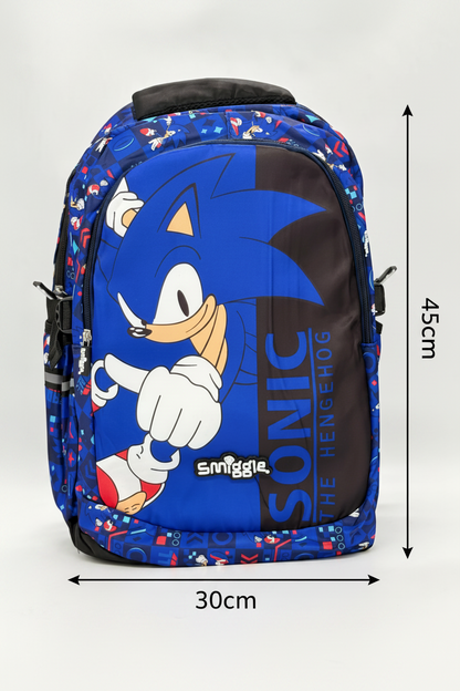 Smiggle Sonic The Hedgehog School Backpack with Pencil Case